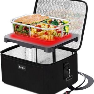 Aotto Portable Oven, 12V 24V 2-in-1 Car Food Warmer, and Mini Portable Microwave